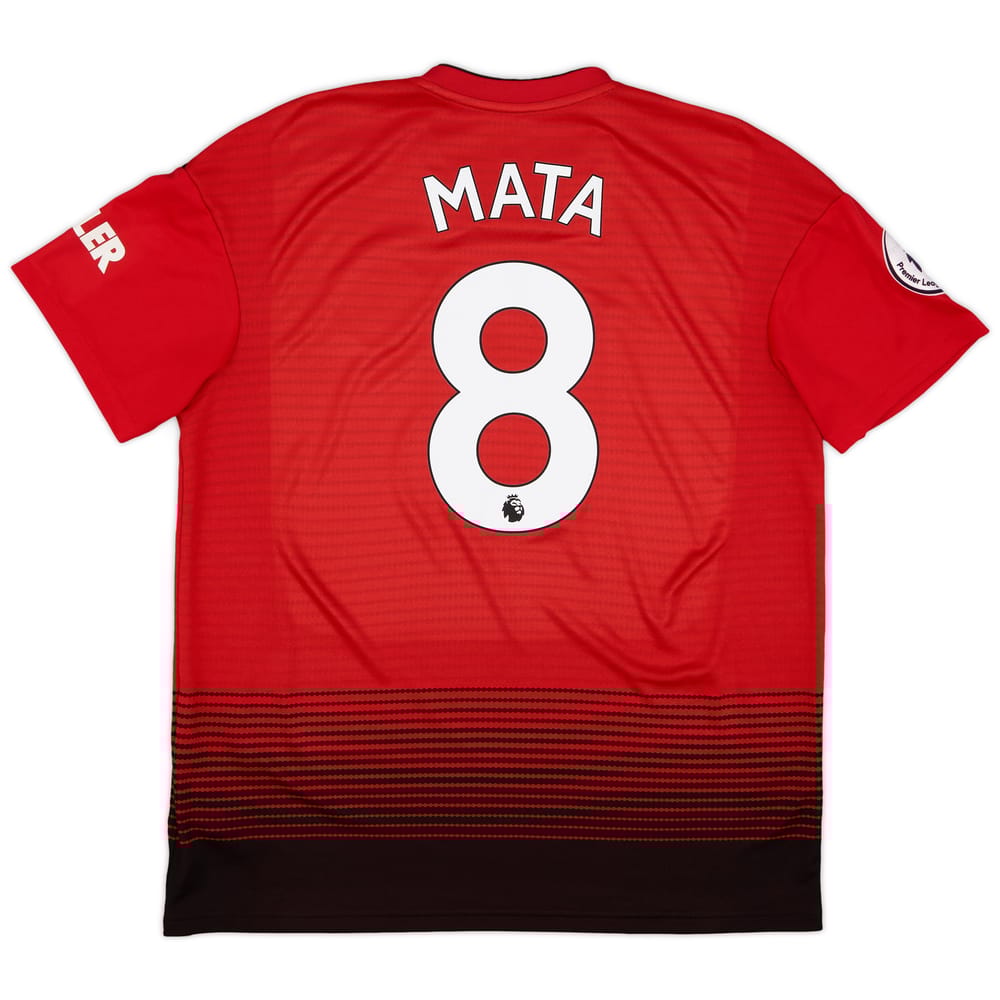 2018-19 Manchester United Home Shirt Mata #8 - 9/10 - (L)