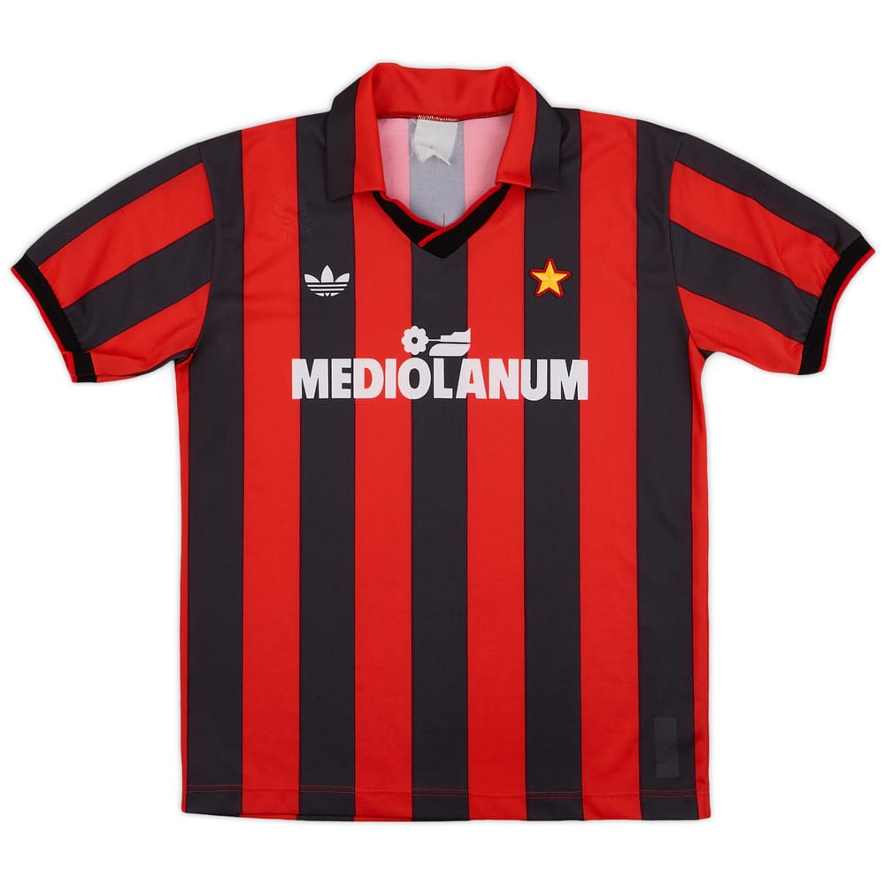 1990-91 AC Milan Home Shirt - 8/10 - (M)
