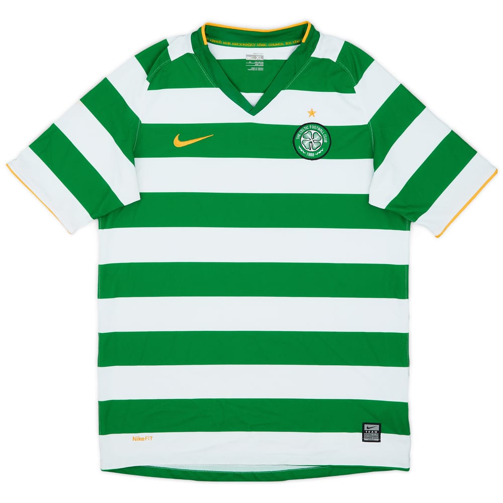 2008-10 Celtic Home Shirt - 9/10 - (XL.Boys)