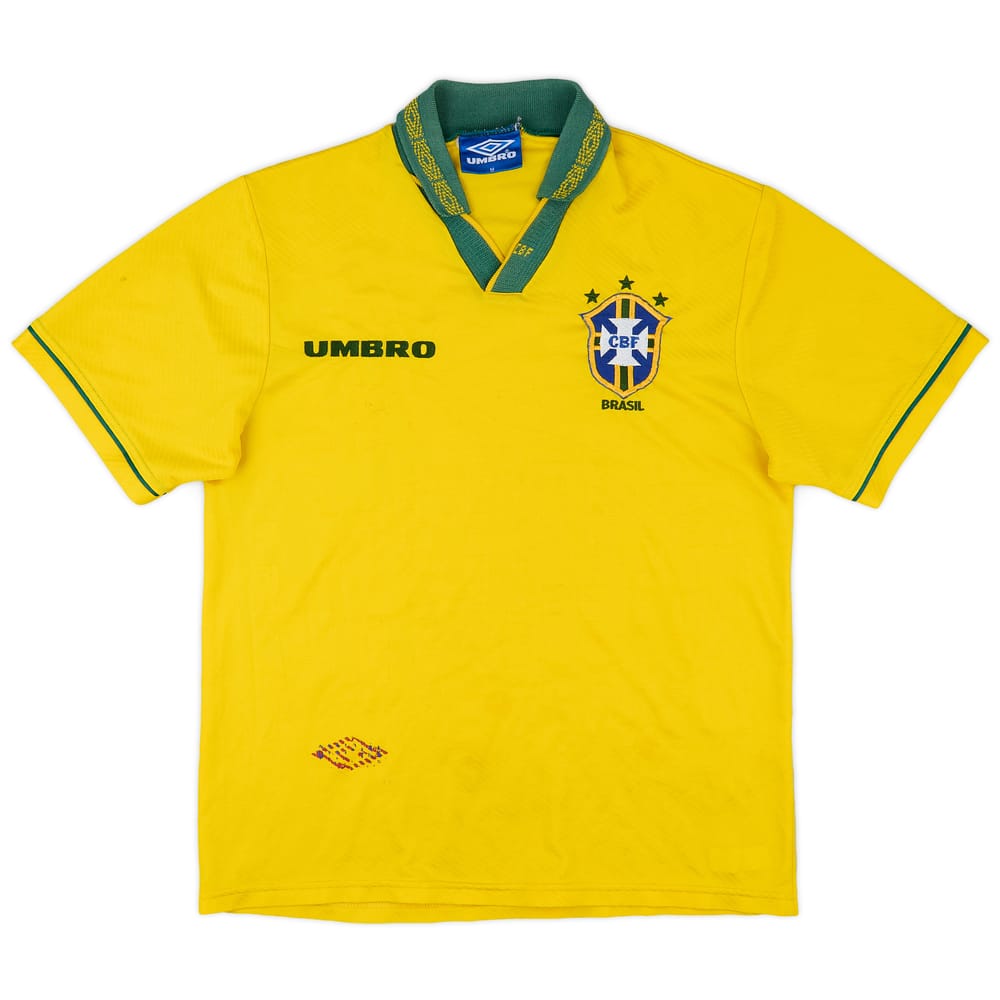 1993-94 Brazil Home Shirt - 6/10 - (M)
