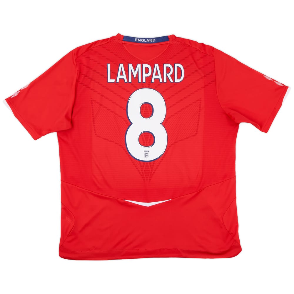 2008-10 England Away Shirt Lampard #8 - 5/10 - (XXL)