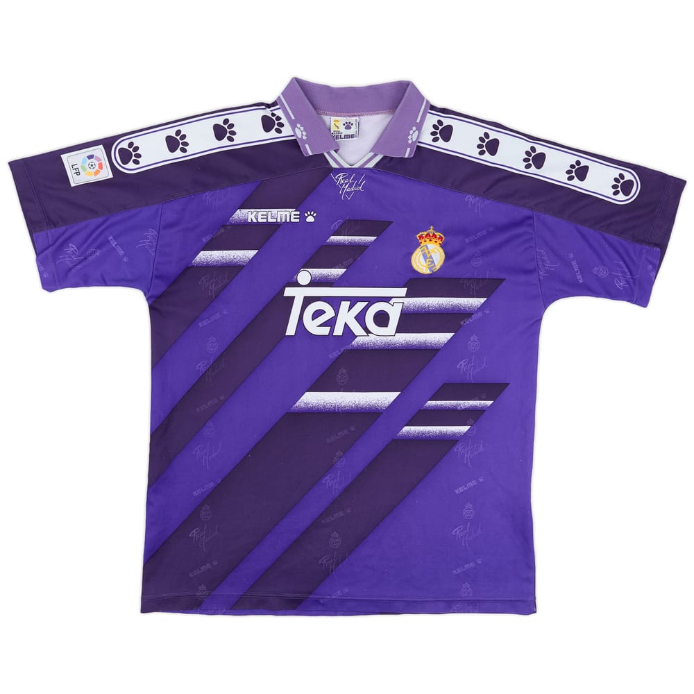 1994-96 Real Madrid Away Shirt - 8/10 - (XL)