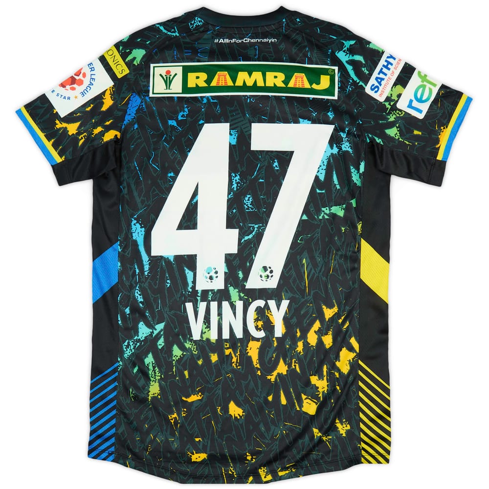 2024-25 Chennaiyin FC Third Shirt Vincy #47 (S)