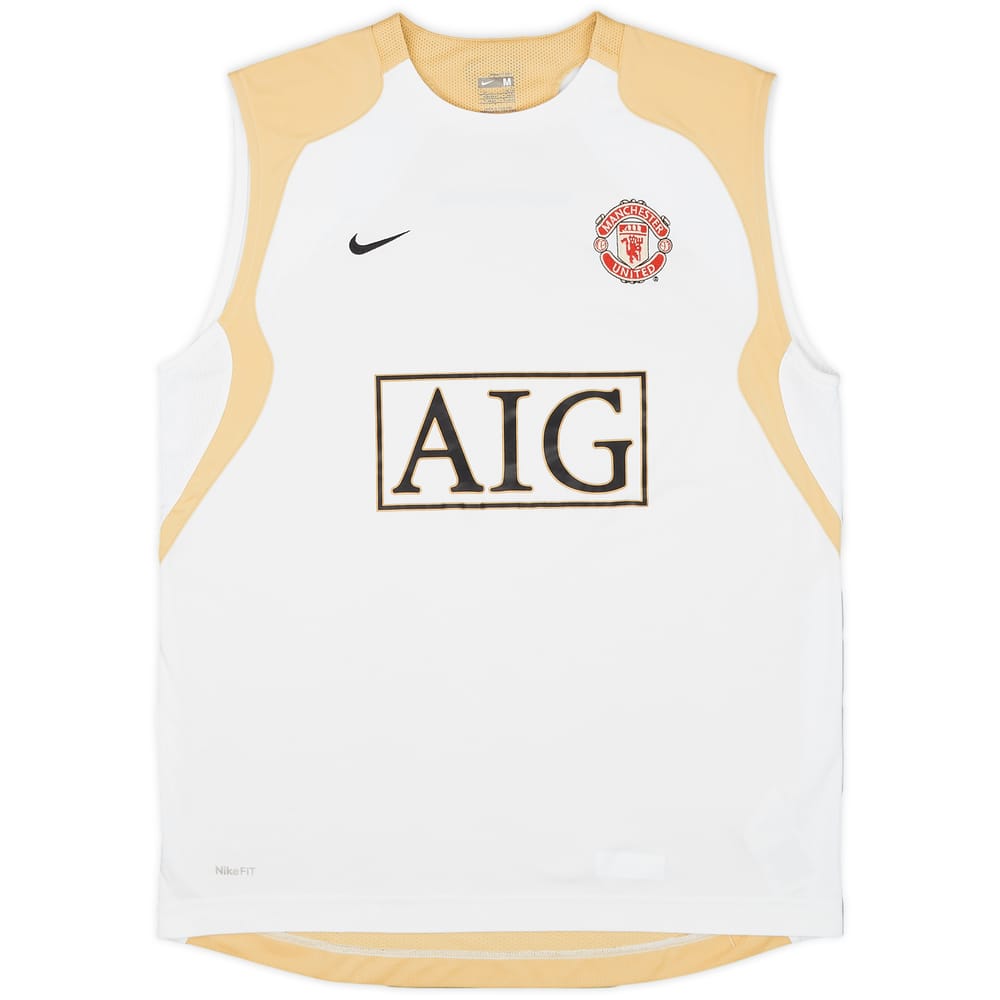 2007-08 Manchester United Nike Training Vest - 8/10 - (M)