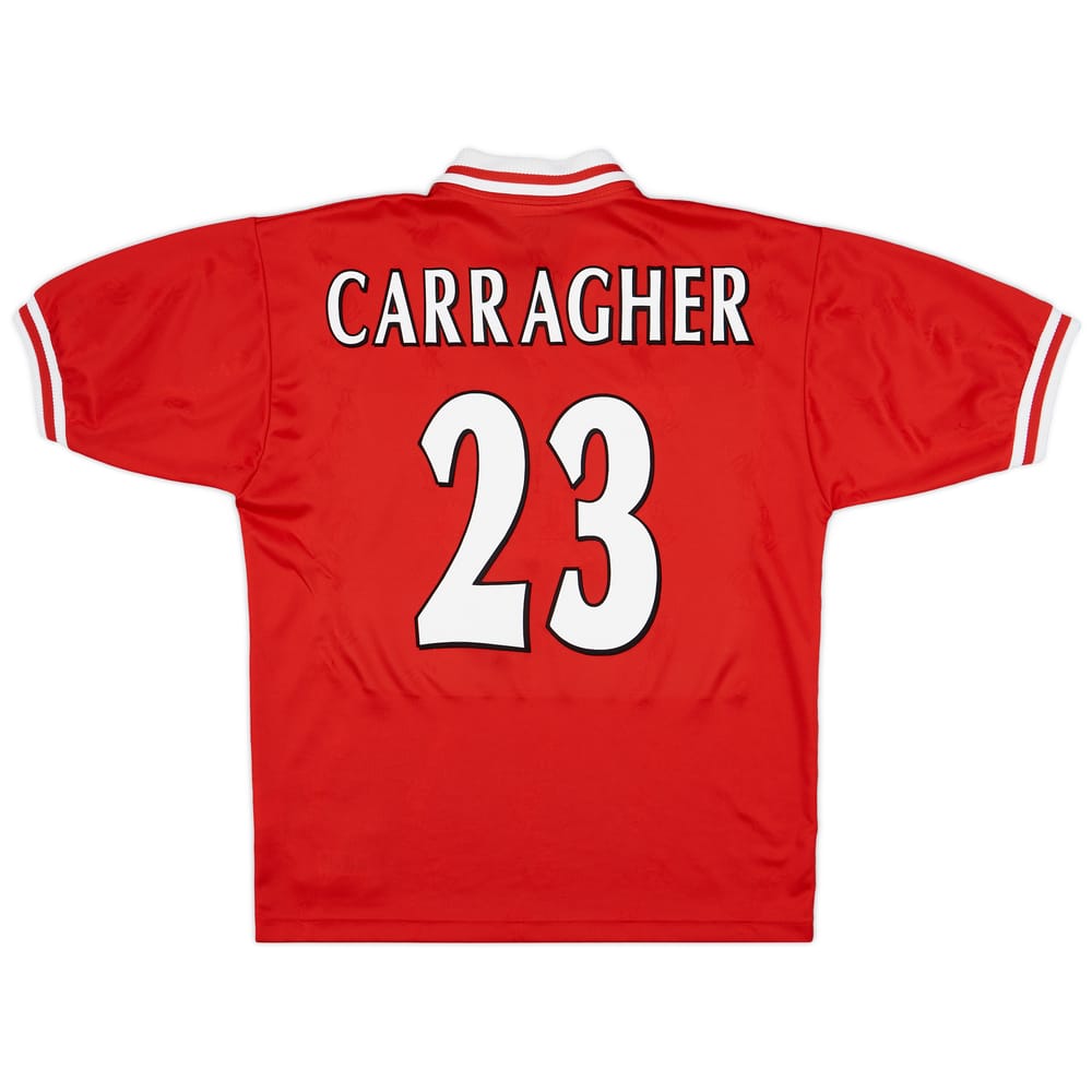 1996-98 Liverpool Home Shirt Carragher #23 - 8/10 - (M)