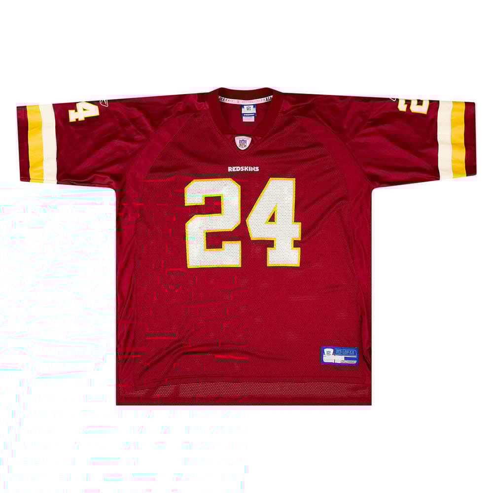 2004 Washington Redskins Springs #24 Reebok On Field Jersey (Home) XXL