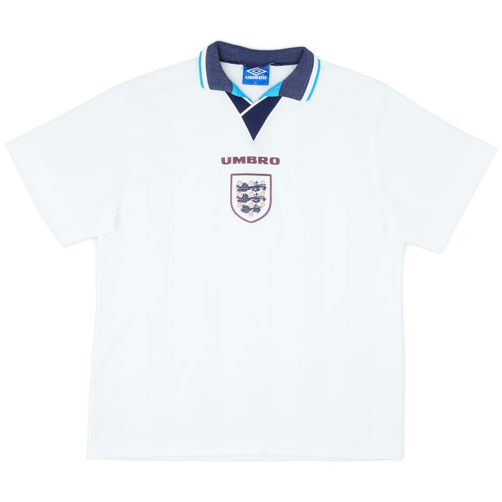 1995-97 England Home Shirt - 4/10 - (XL)