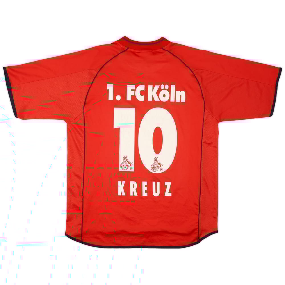 2001-02 FC Koln Home Shirt Kreuz #10 - 6/10 - (XL)