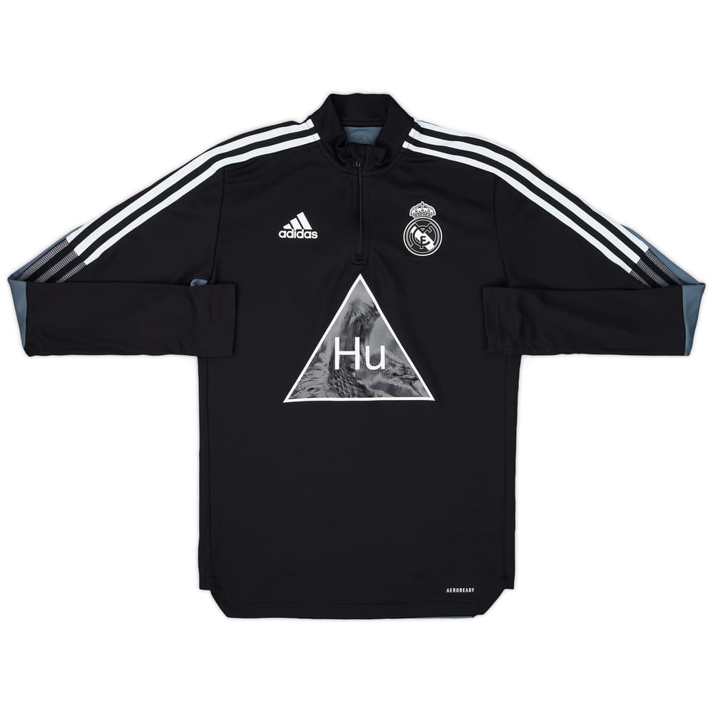 2020-21 Real Madrid adidas x Humanrace 1/4 Zip Drill Top - 9/10 - (S)