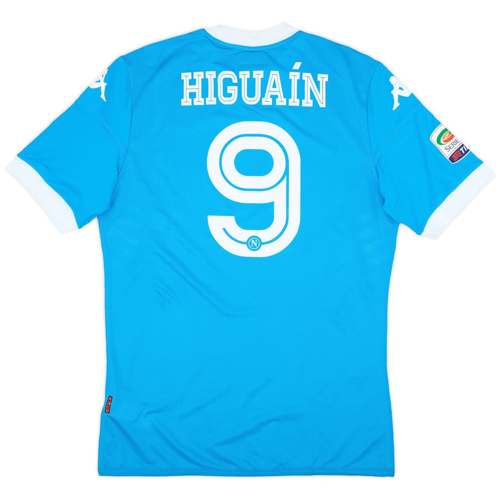 2015-16 Napoli Authentic Home Shirt Higuain #9 (3XL)