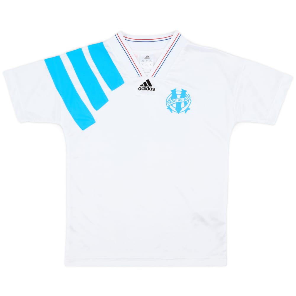 2017-18 Olympique Marseille Retro &#039;92-93&#039; Home Shirt - 9/10 - (S.Boys)