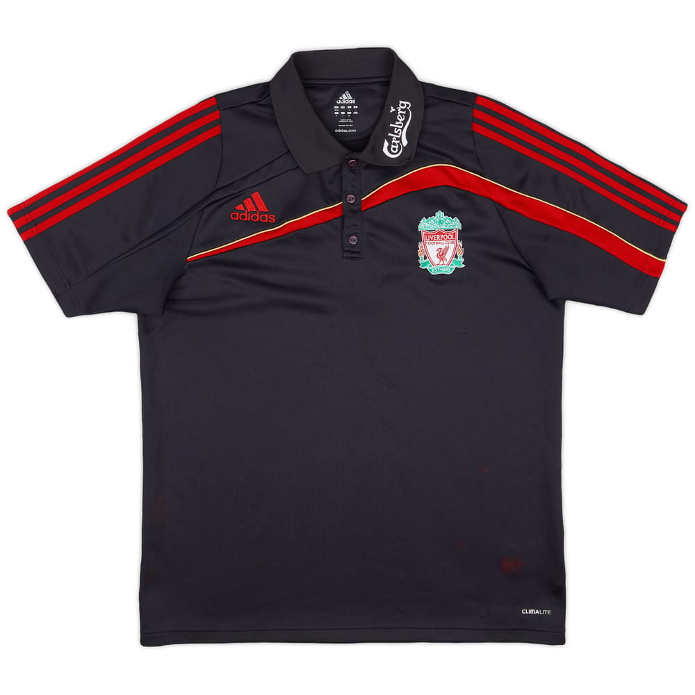 2009-10 Liverpool adidas Polo Shirt - 9/10 - (L)