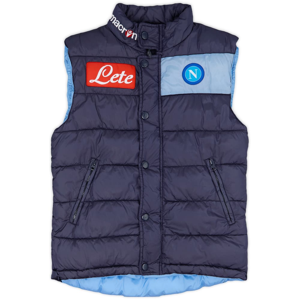 2014-15 Napoli Macron Padded Gilet - 8/10 - (XL.Boys)
