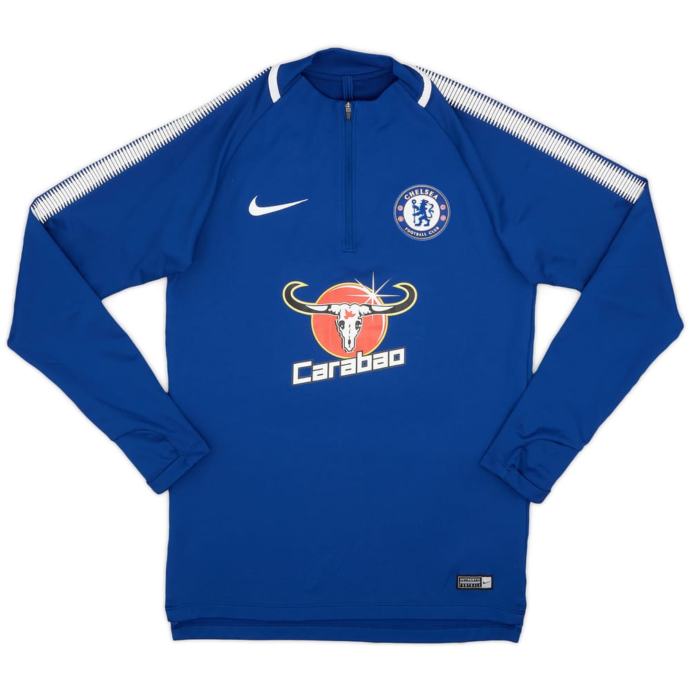 2017-18 Chelsea Nike 1/4 Zip Training Top - 10/10 - (S)