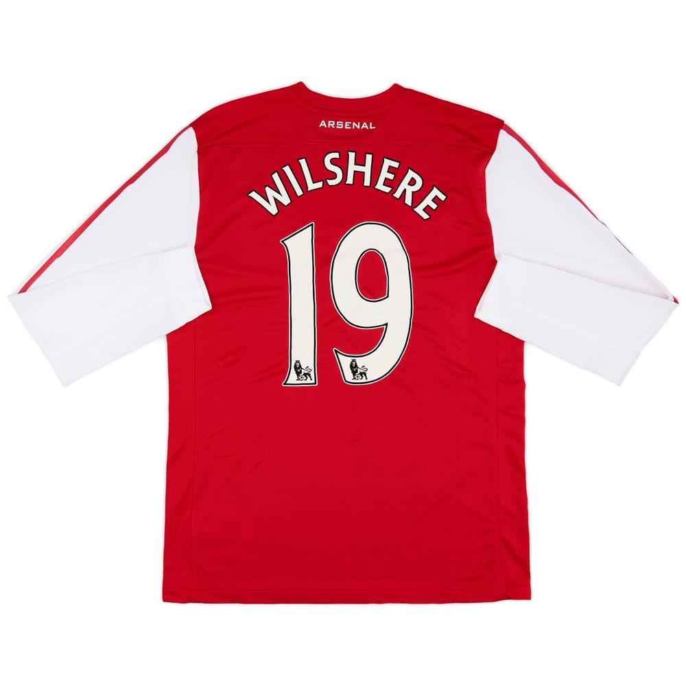 2011-12 Arsenal Home L/S Shirt Wilshere #19 (L)