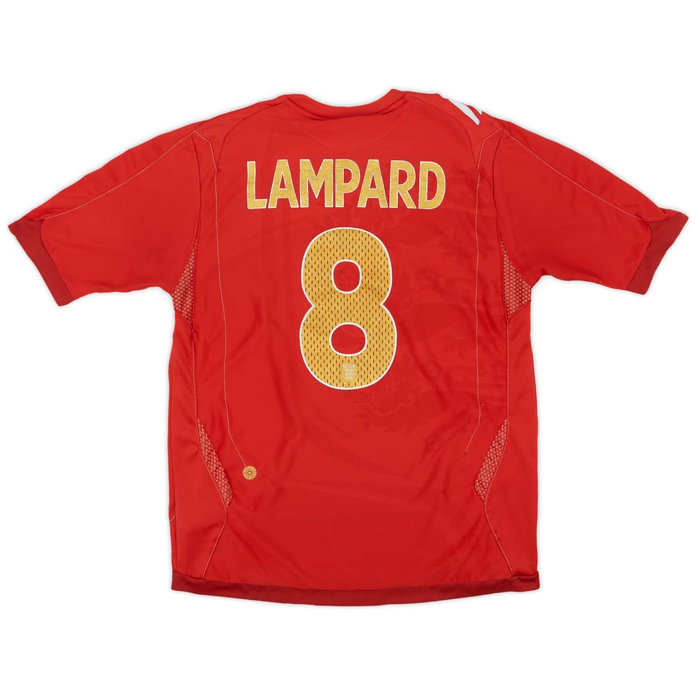 2006-08 England Away Shirt Lampard #8 - 4/10 - (M)