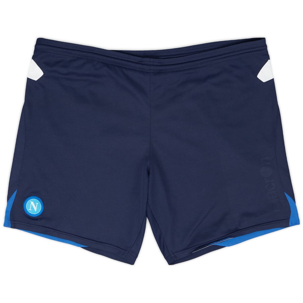 2010-11 Napoli Macron Training Shorts - 5/10 - (XL)