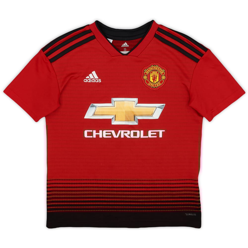 2018-19 Manchester United Home Shirt - 8/10 - (S.Boys)