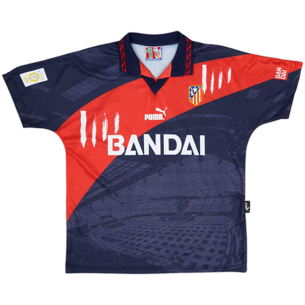 1995-96 Atletico Madrid Away Shirt - 9/10 - (L)