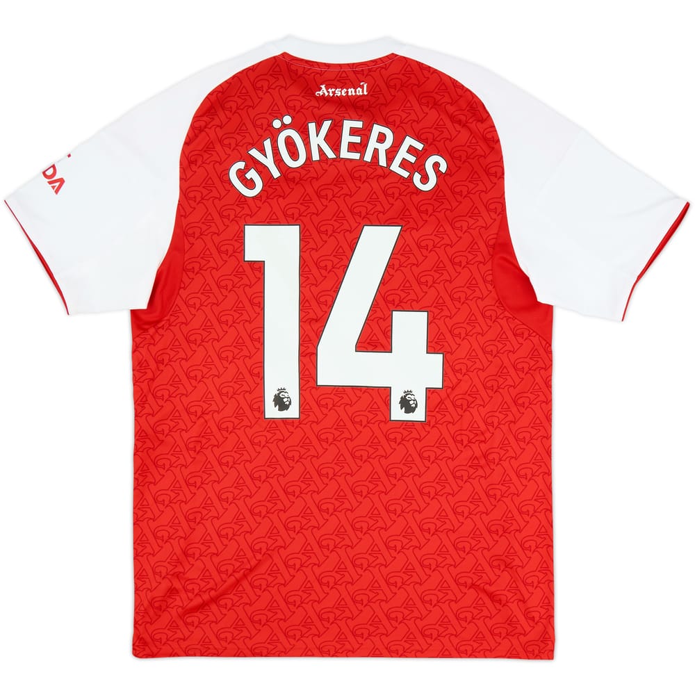 2025-26 Arsenal Home Shirt Gyokeres #14