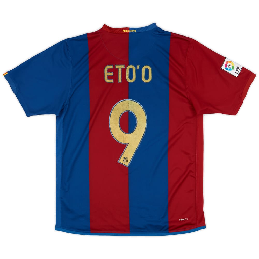 2006-07 Barcelona Home Shirt Eto'o #9 - 5/10 - (L)