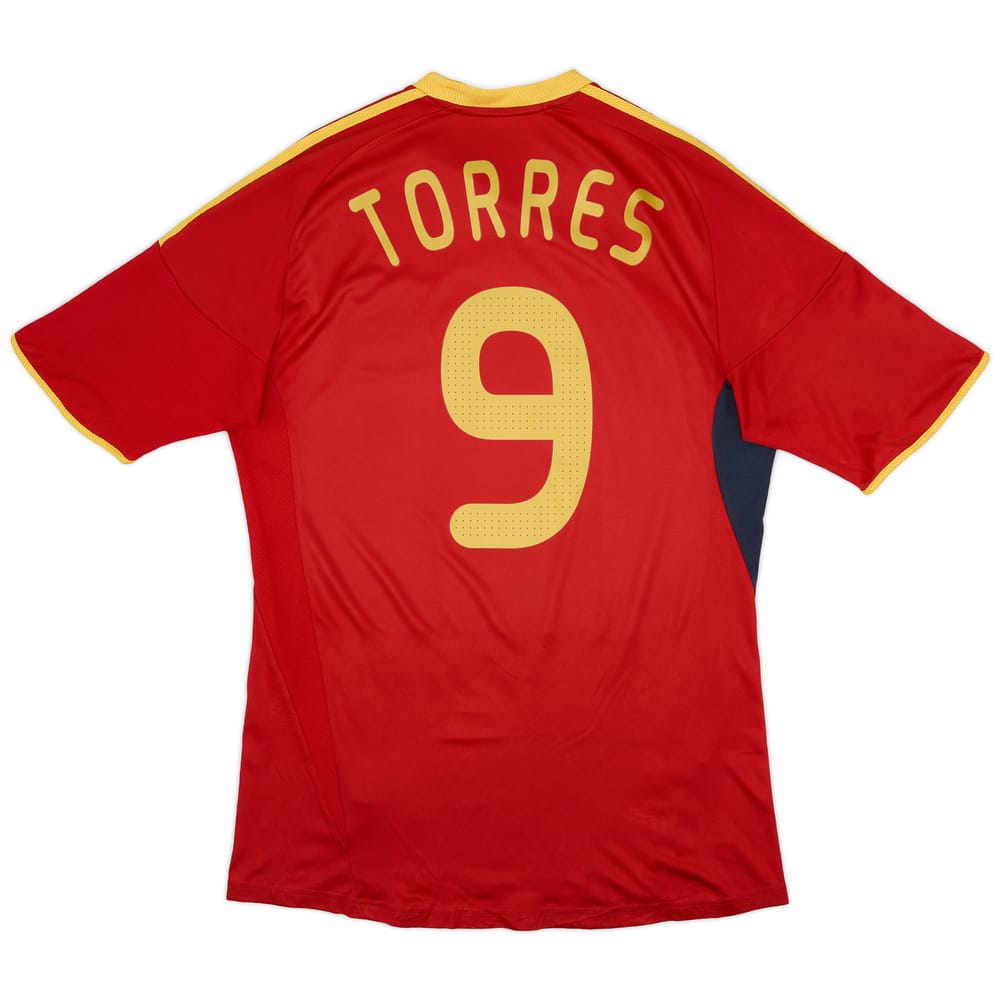 2009 Spain Home Shirt Torres #9 - 5/10 - (L)