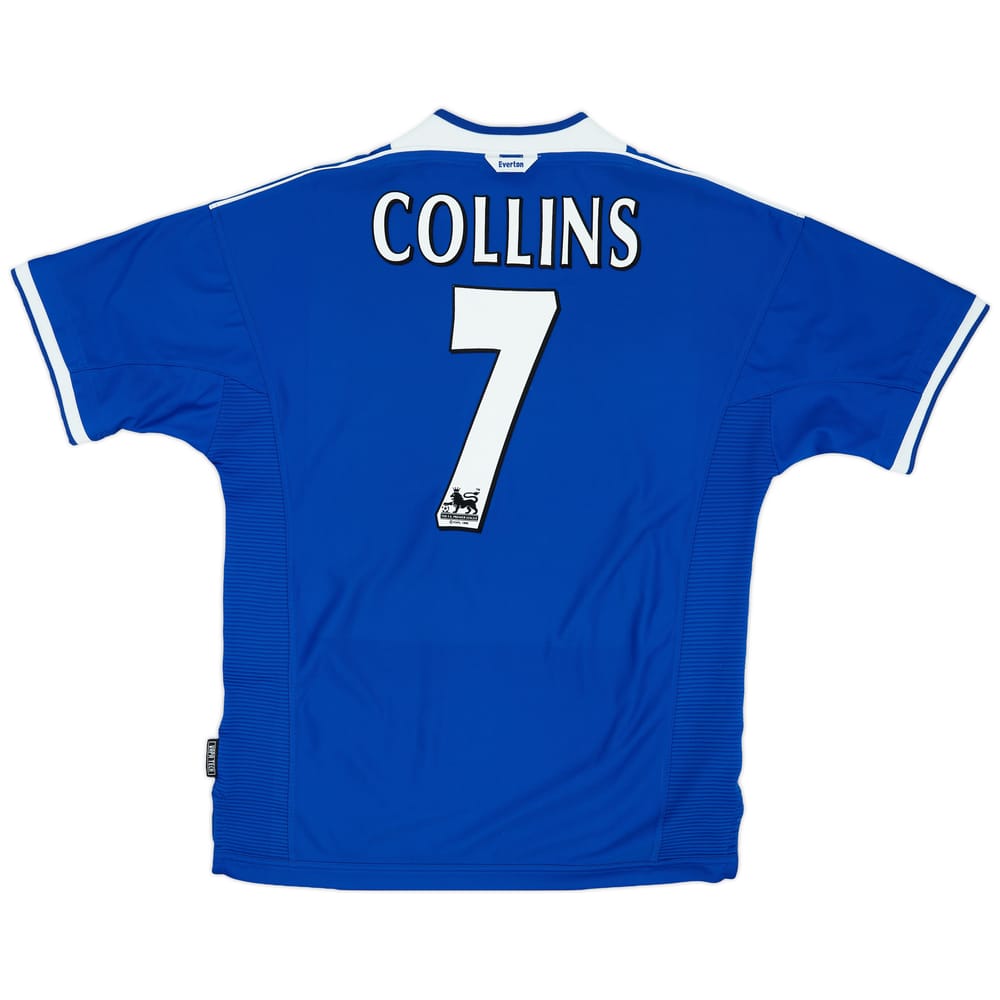 1999-00 Everton Home Shirt Collins #7 - 9/10 - (L)