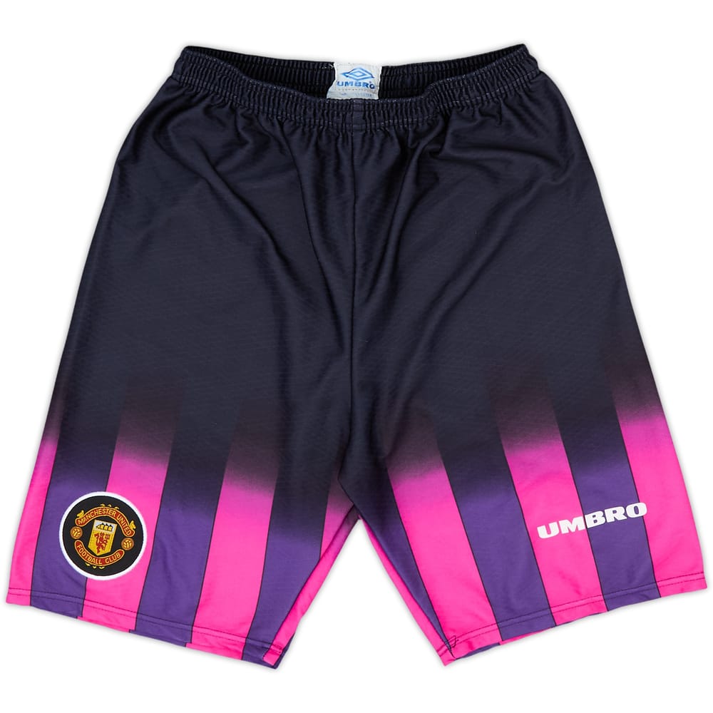 1996-97 Manchester United GK Shorts - 8/10 - (XS)