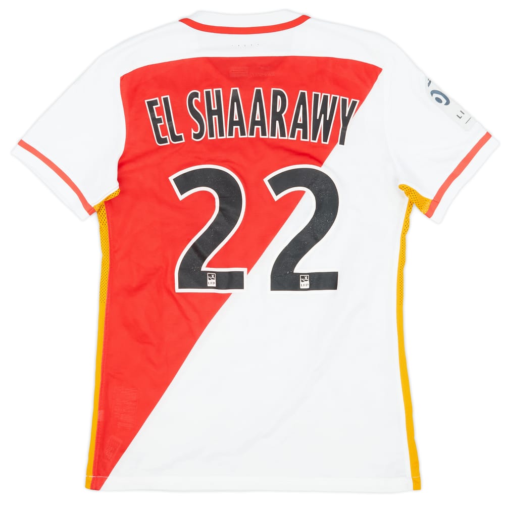 2015-16 Monaco Authentic Home Shirt El Shaarawy #22 - 7/10 - (M)