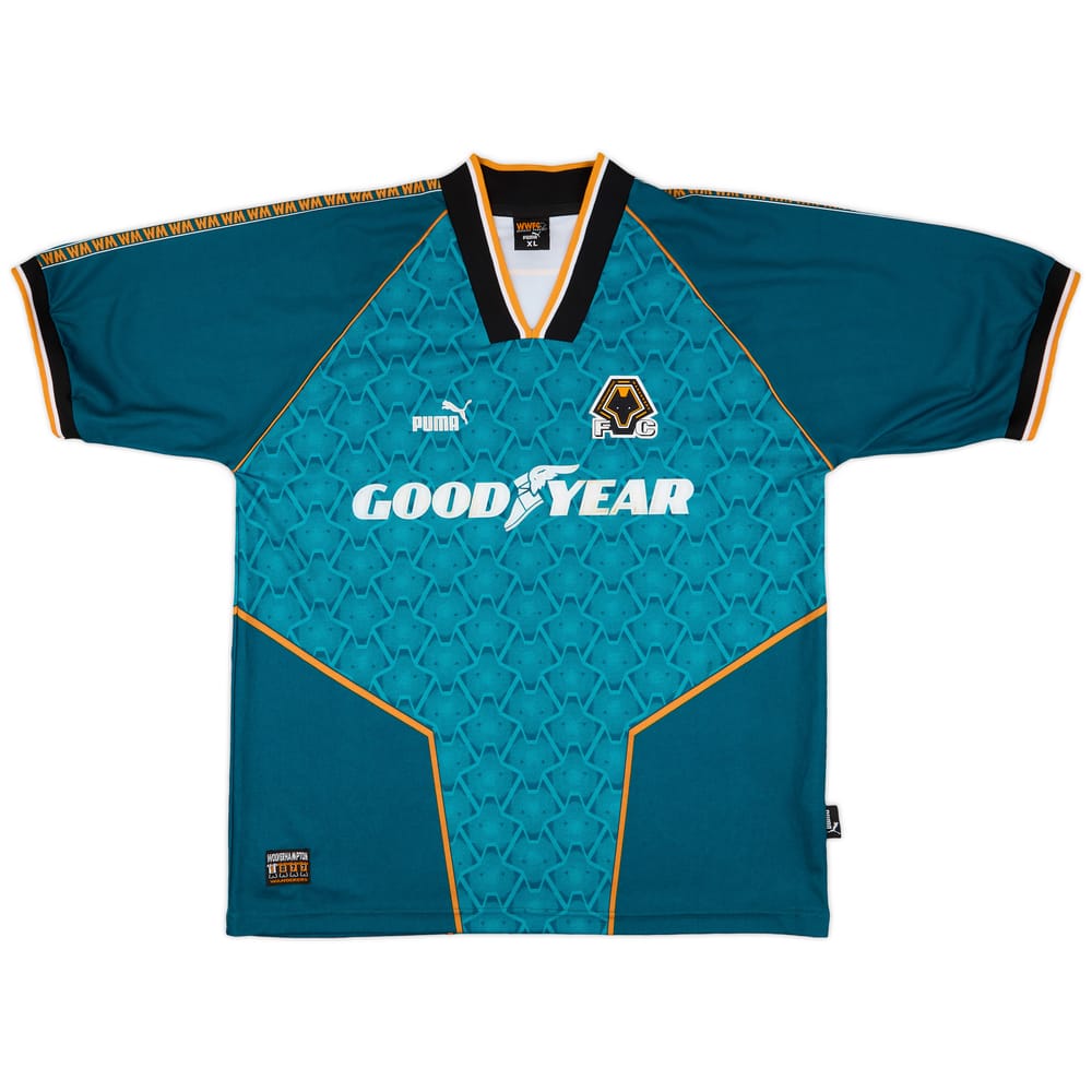1996-97 Wolves Away Shirt - 8/10 - (XL)