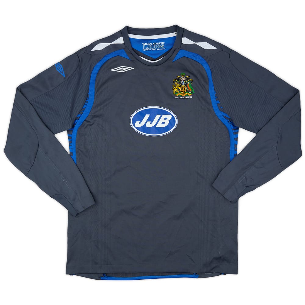 2007-08 Wigan Athletic Third L/S Shirt - 9/10 - (XL.Boys)