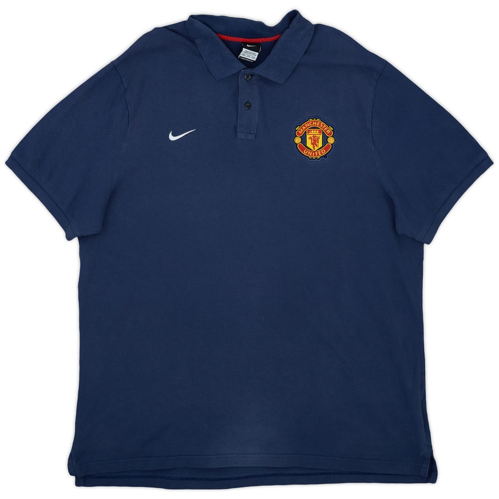 2013-14 Manchester United Nike Polo Shirt - 7/10 - (XXL)