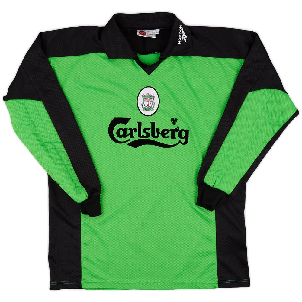 1997-98 Liverpool GK Shirt - 8/10 - (M)