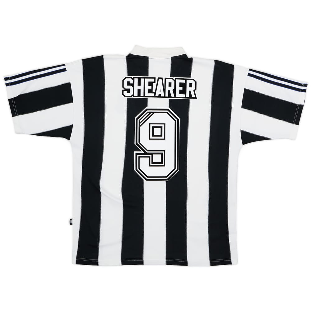 1995-97 Newcastle Home Shirt Shearer #9 - 8/10 - (L)