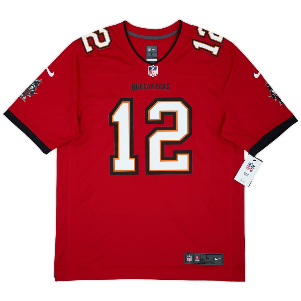 2020-22 Tampa Bay Buccaneers Brady #12 Nike Game Home Jersey (L)