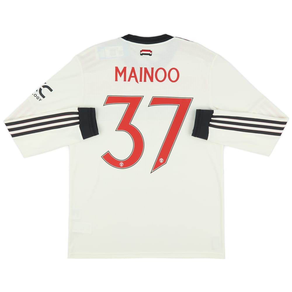 2024-25 Manchester United Authentic Third L/S Shirt Mainoo #37