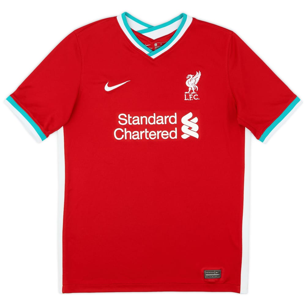 2020-21 Liverpool Home Shirt - 8/10 - (XL.Boys)