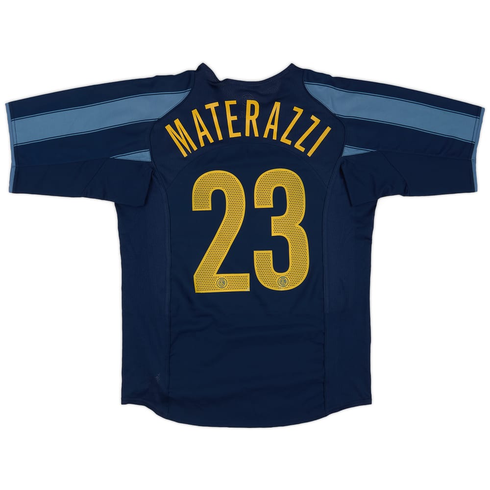 2004-05 Inter Milan Third Shirt Materazzi #23 - 9/10 - (M)