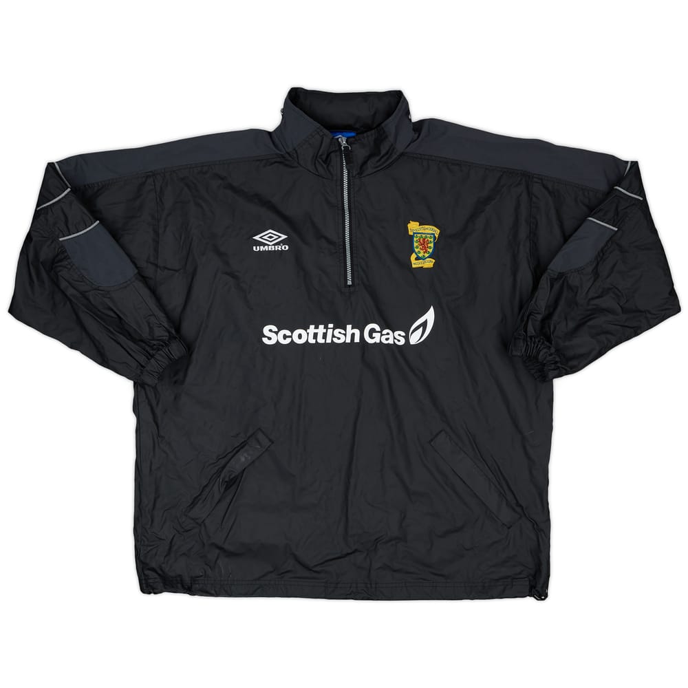 1998-00 Scotland Umbro Hooded 1/4 Zip Training Top - 8/10 - (L)