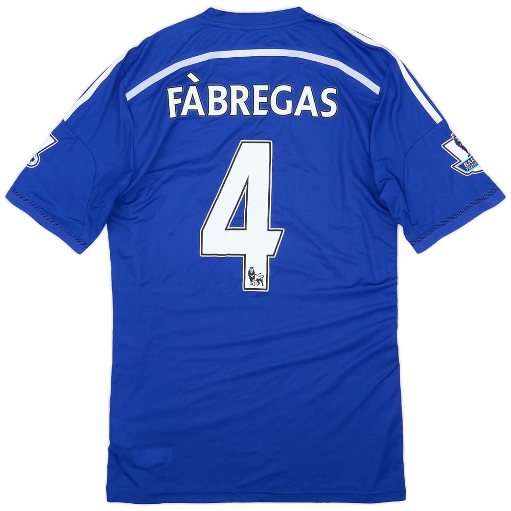 2014-15 Chelsea Match Issue Home Shirt Fabregas #4