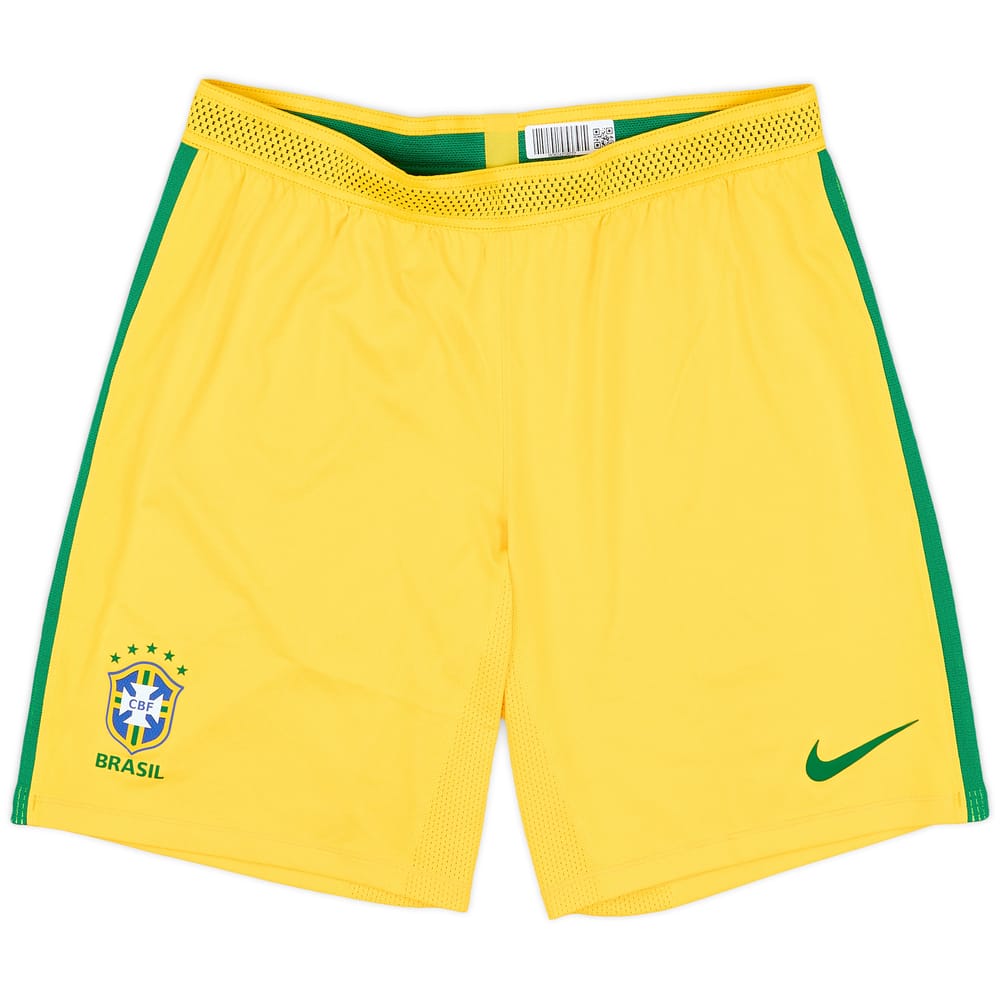 2016-17 Brazil Home Shorts - 9/10 - (L)