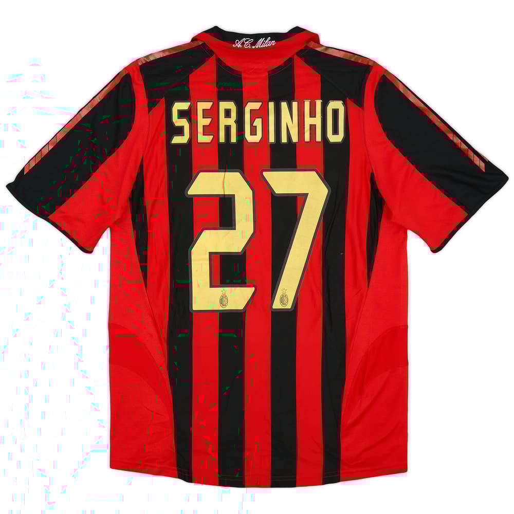 2005-06 AC Milan Home Shirt Serginho #27 - 8/10 - (M)