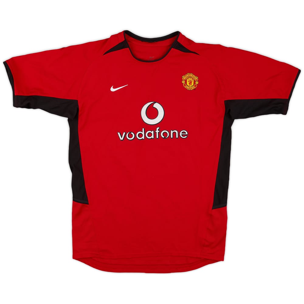 2002-04 Manchester United Home Shirt - 9/10 - (XL.Boys)