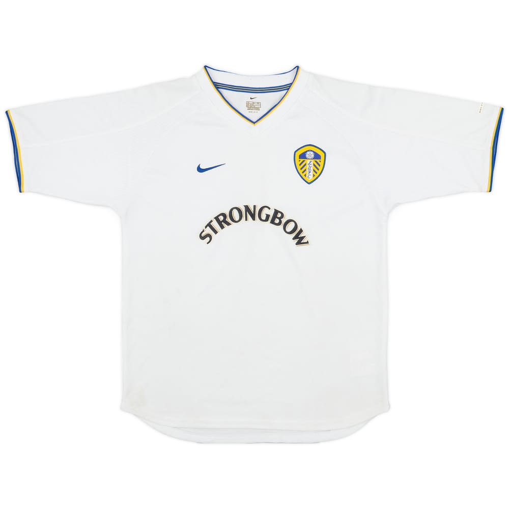 2000-02 Leeds United Home Shirt - 7/10 - (XL.Boys)