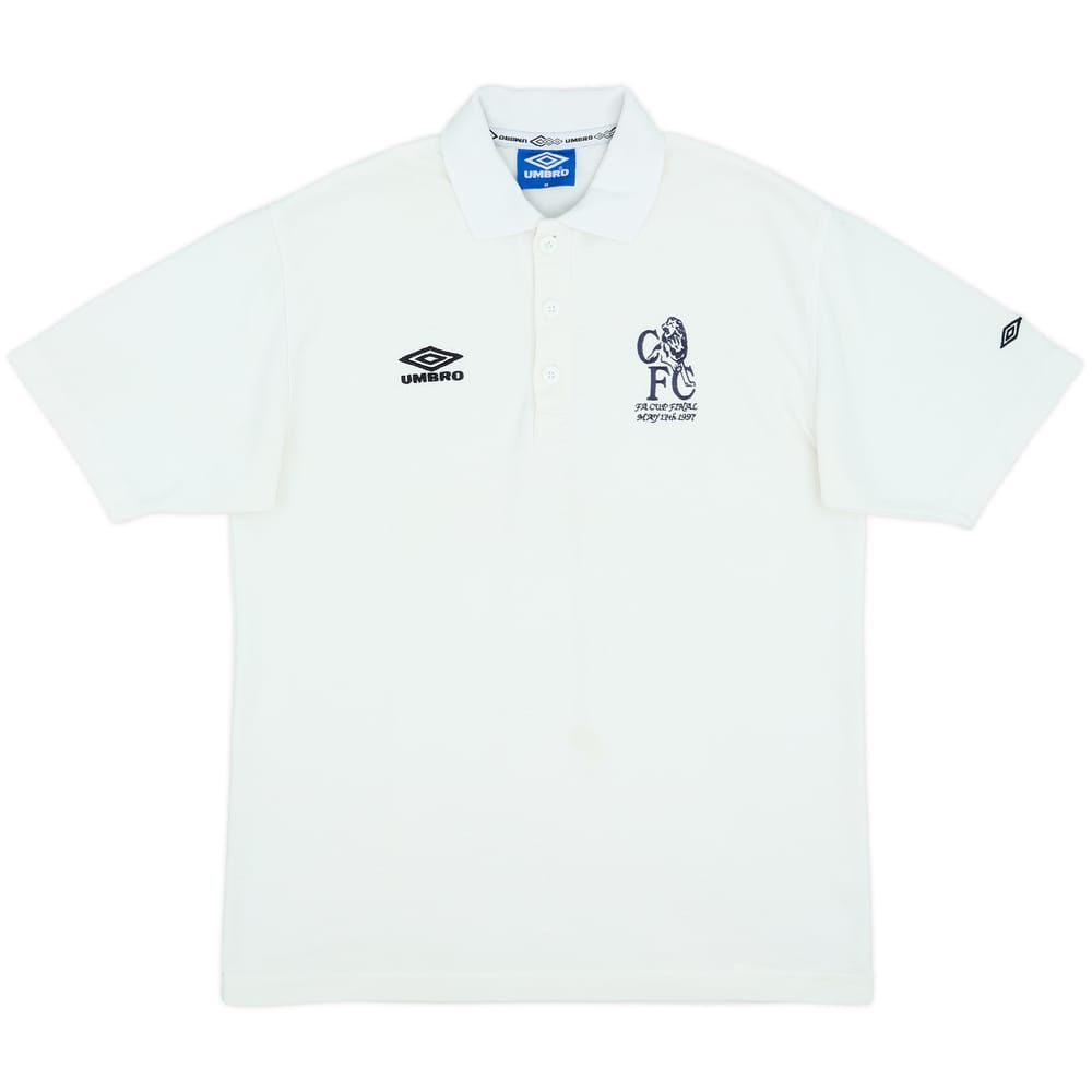 1996-97 Chelsea Umbro Polo Shirt - 7/10 - (M)