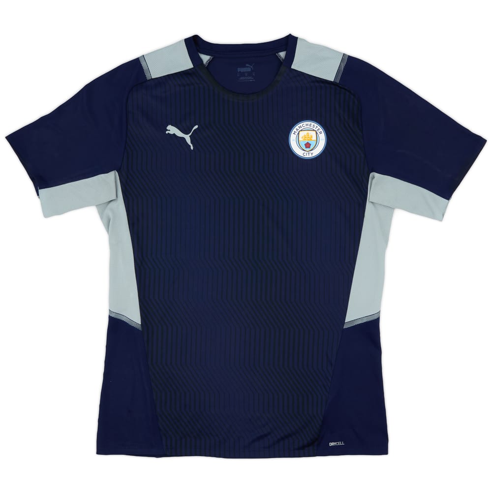 2021-22 Manchester City Puma Training Shirt - 8/10 - (XL)