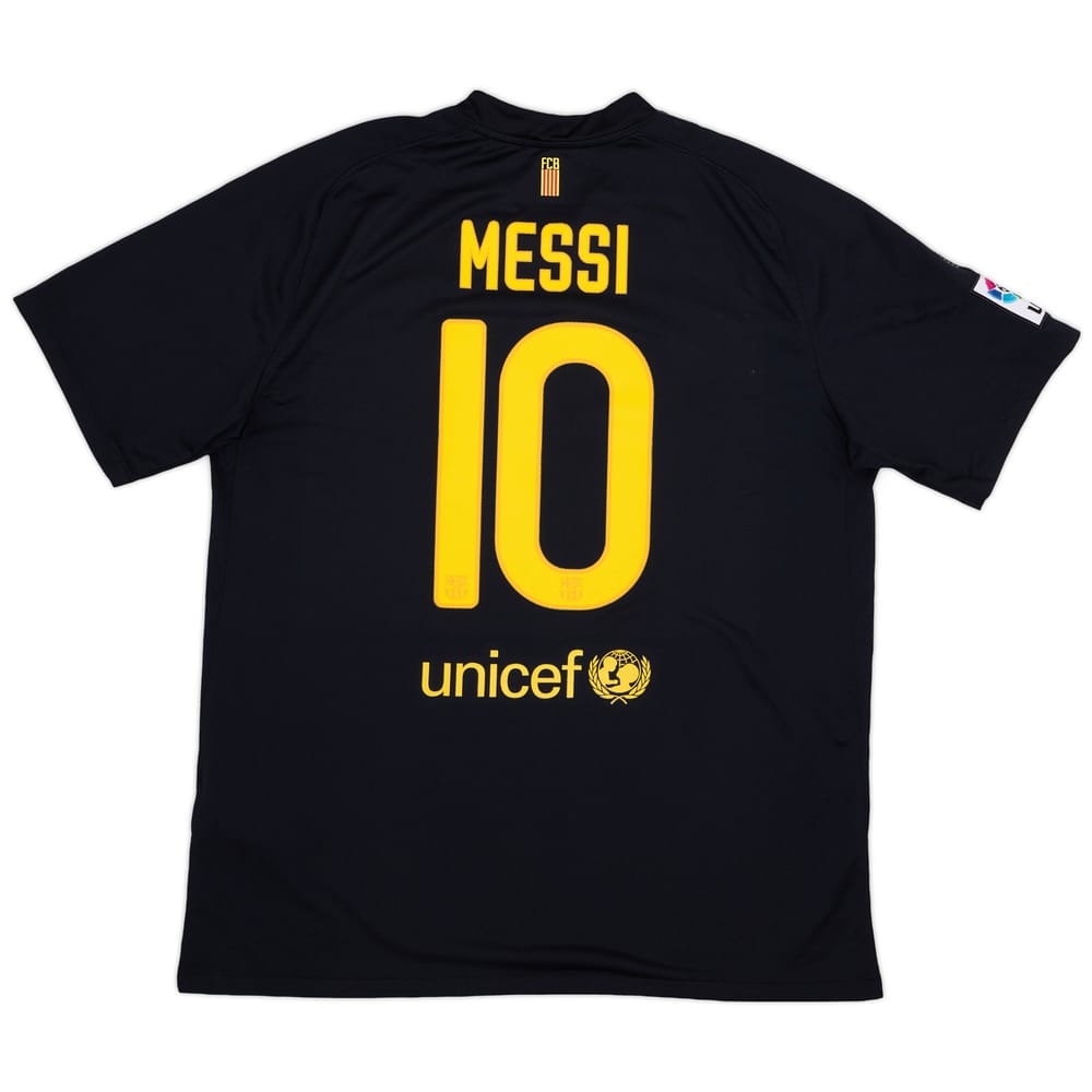 2011-12 Barcelona Away Shirt Messi #10 - 9/10 - (XL)