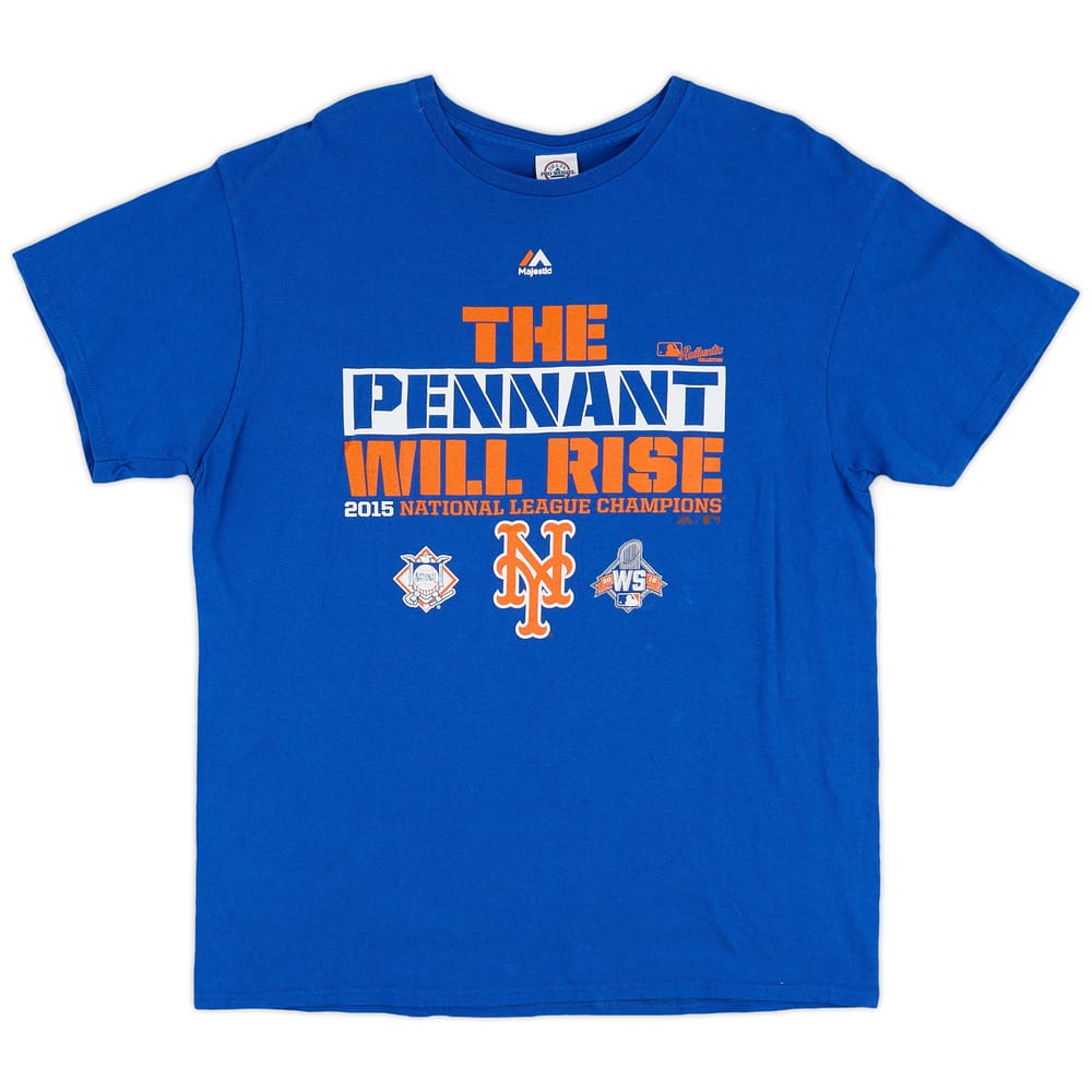 2015 New York Mets National League Champions Majestic Tee - 9/10 - (L)