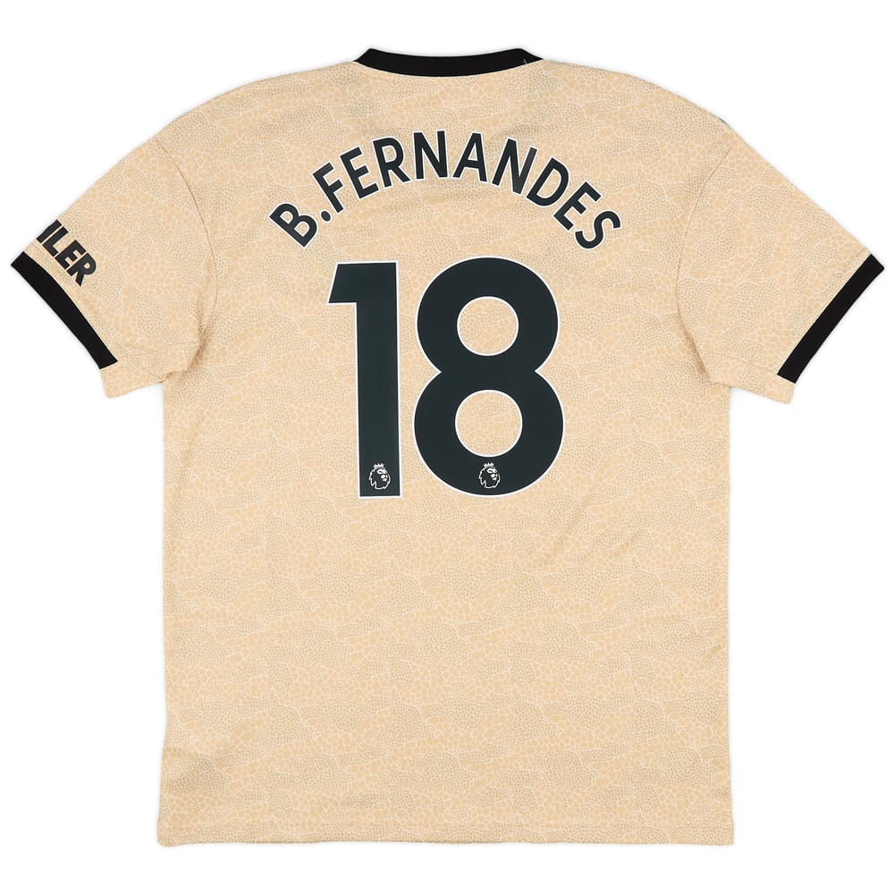 2019-20 Manchester United Away Shirt B.Fernandes #18 - 9/10 - (L)