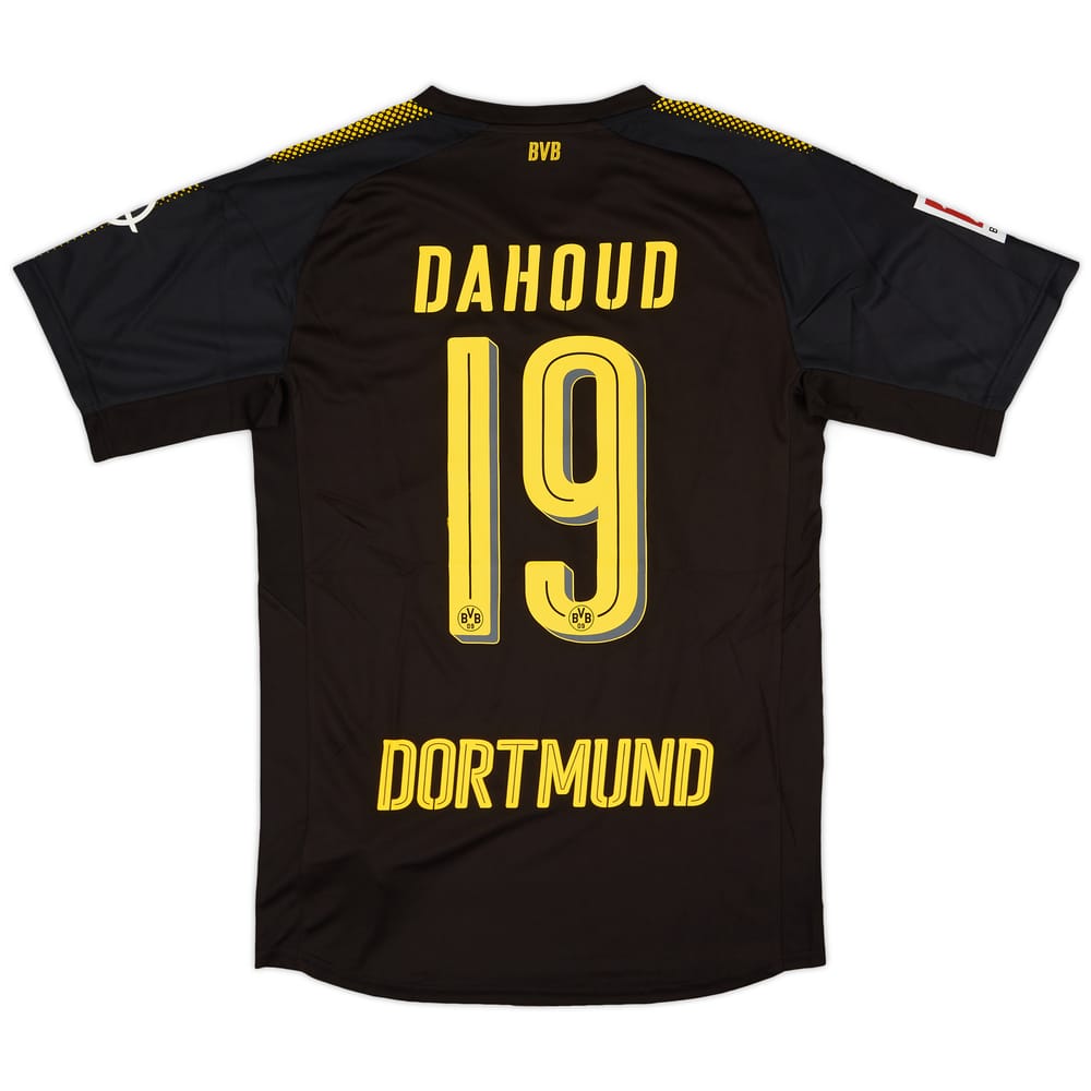 2017-18 Borussia Dortmund Authentic Away Shirt Dahoud #19 - 9/10 - (M)